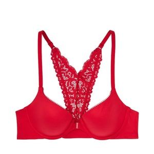 Victoria’s Secret, body by Victoria. Lightly lined Demi bra. Racerback. Red